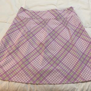 Stripped/checkered Loft skirt